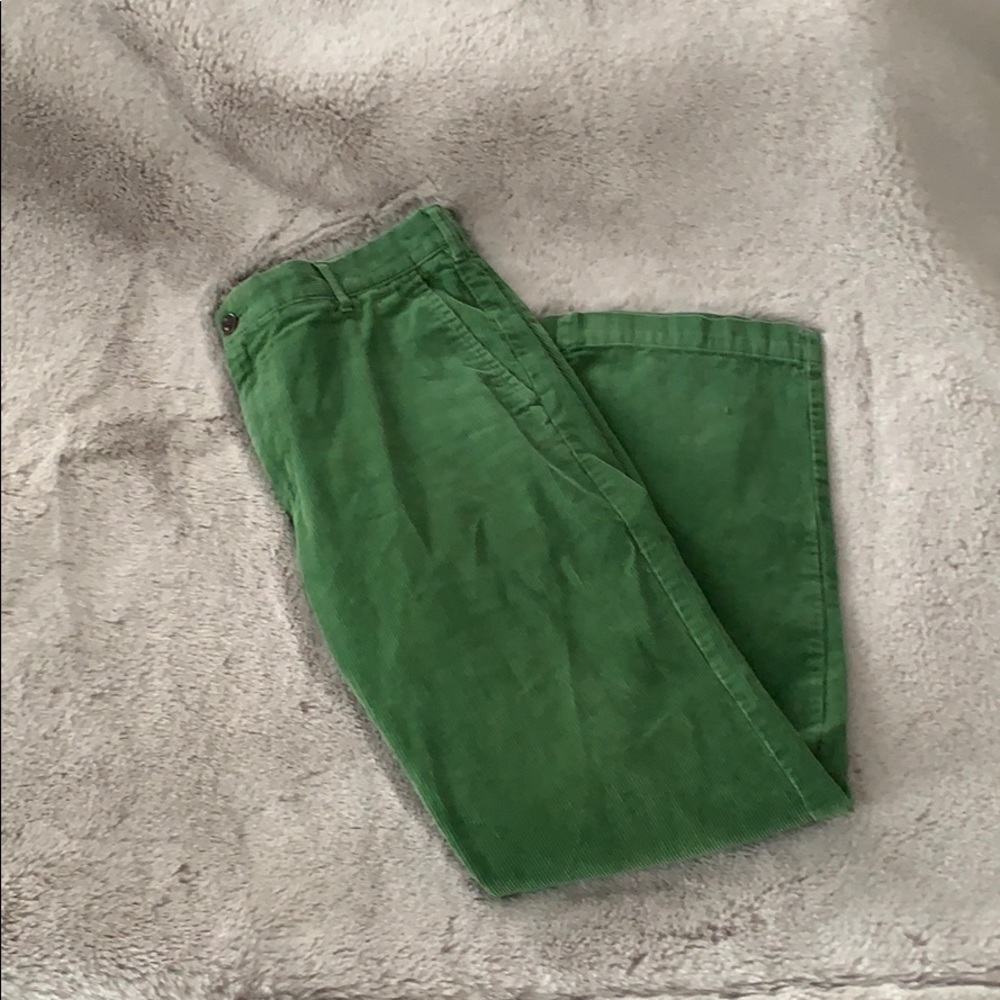 Green Cordoroy Pants